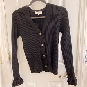 &Other Stories Classy Black Knit Cardigan